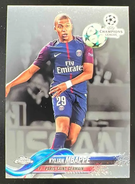 2017 Topps Chrome UEFA Champions League #41 Kylian Mbappe