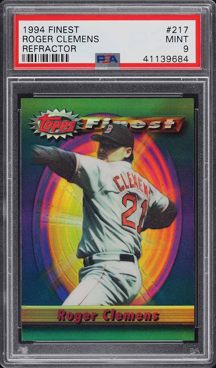 1994 Finest Refractor Roger Clemens #217 PSA 9 MINT