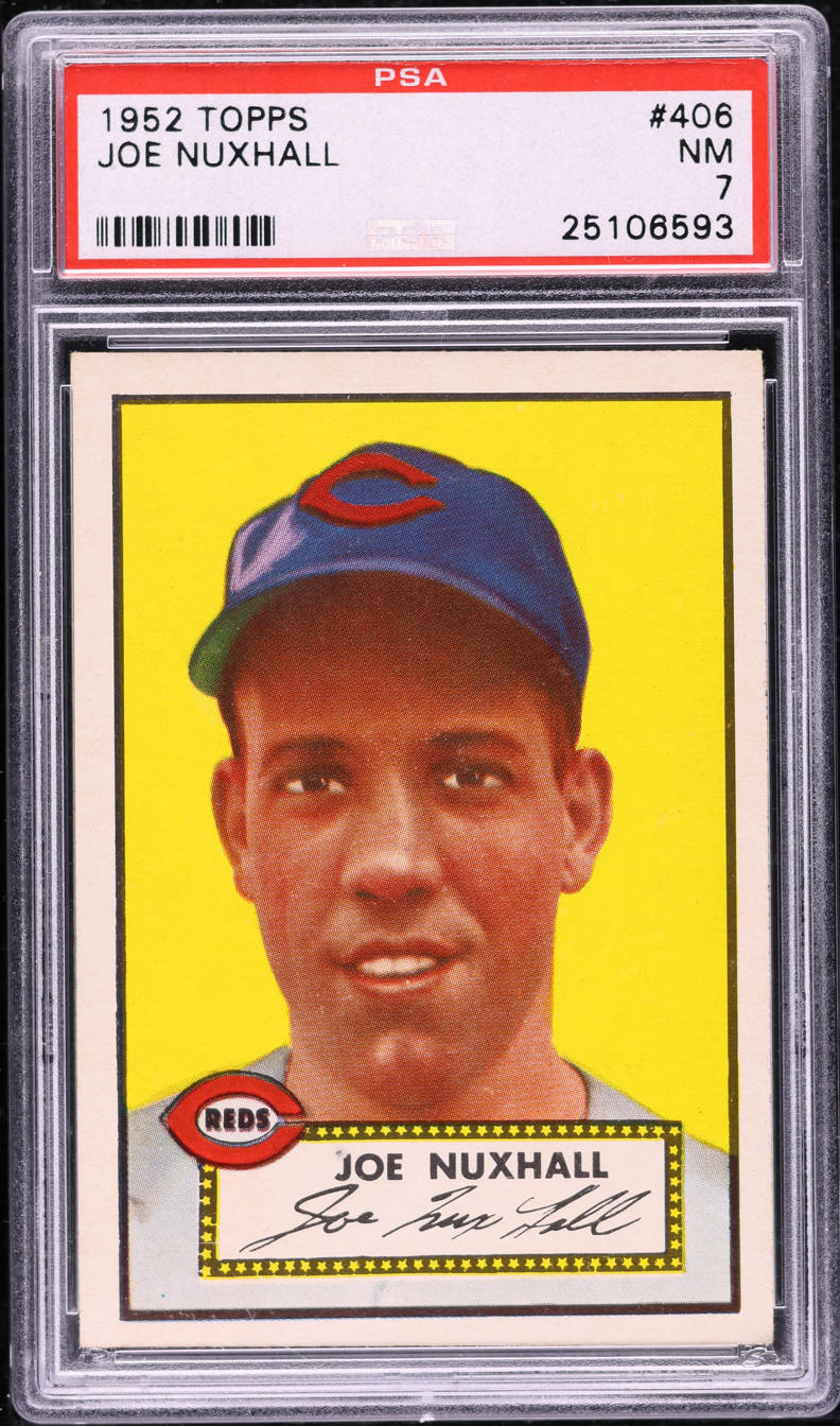 1952 Topps Joe Nuxhall #406 PSA 7 NRMT