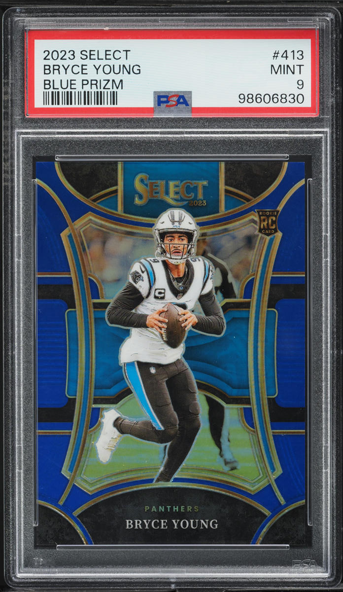 2023 Select Suite Level Blue Prizm Bryce Young ROOKIE /99 #413 PSA 9 MINT