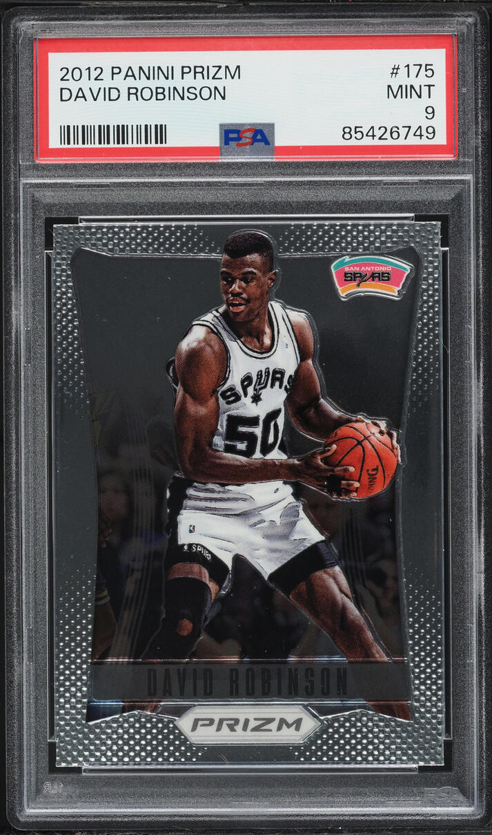 2012 Panini Prizm David Robinson #175 PSA 9 MINT