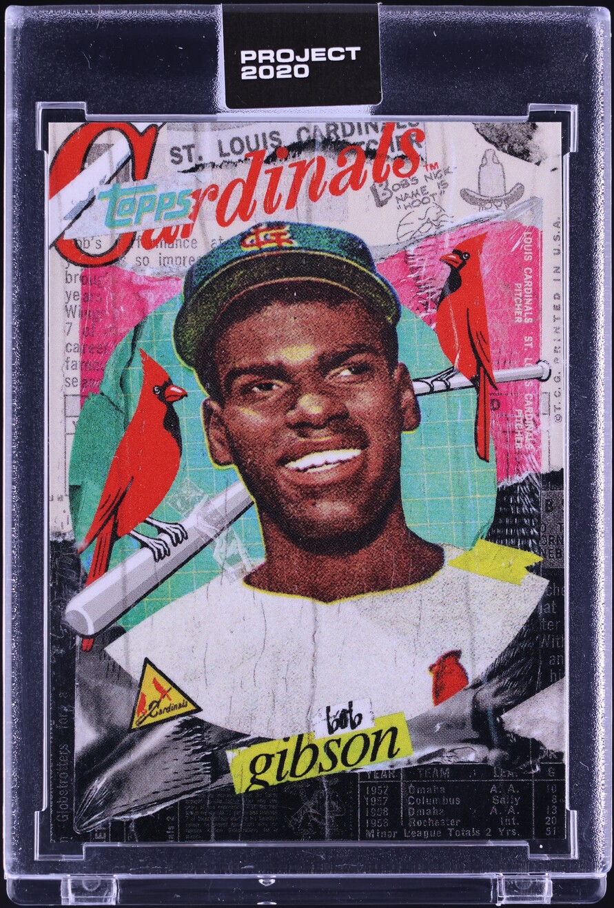 2020 Topps Project 2020 By Tyson Beck Bob Gibson #70