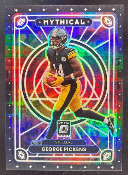 2022 Panini Donruss Optic Mythical Black Pandora #M-14 George Pickens RC /25