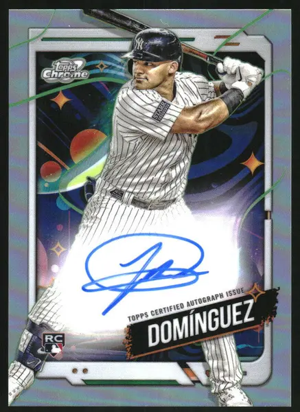 2024 Topps Cosmic Chrome Autographs #CCA-JD Jasson Dominguez RC Auto