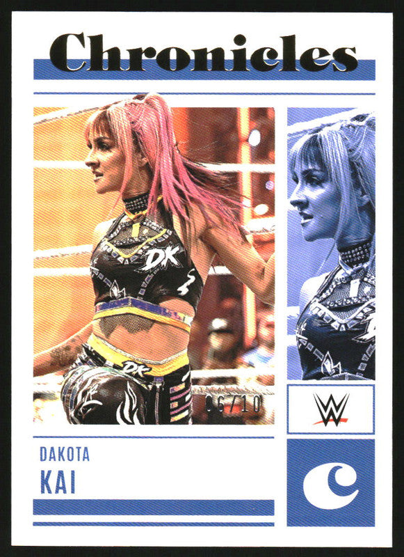 2023 Panini Chronicles WWE Gold #9 Dakota Kai /10