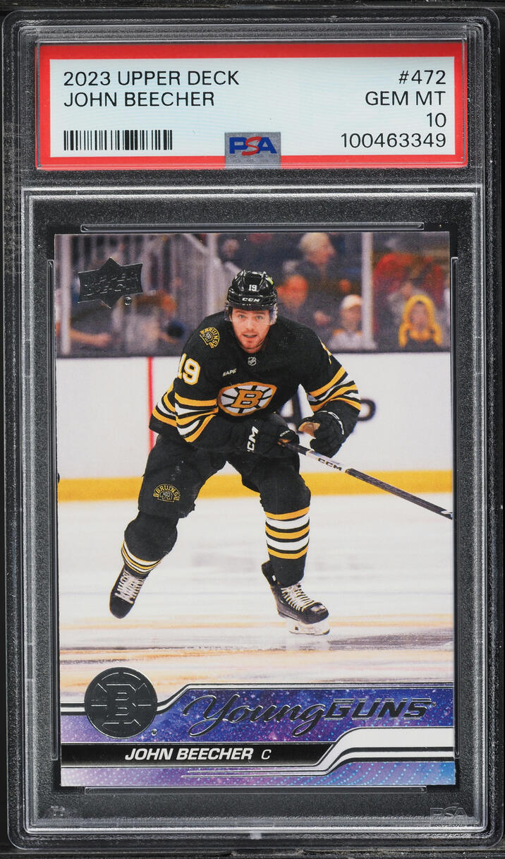 2023 Upper Deck Young Guns John Beecher ROOKIE #472 PSA 10 GEM MINT