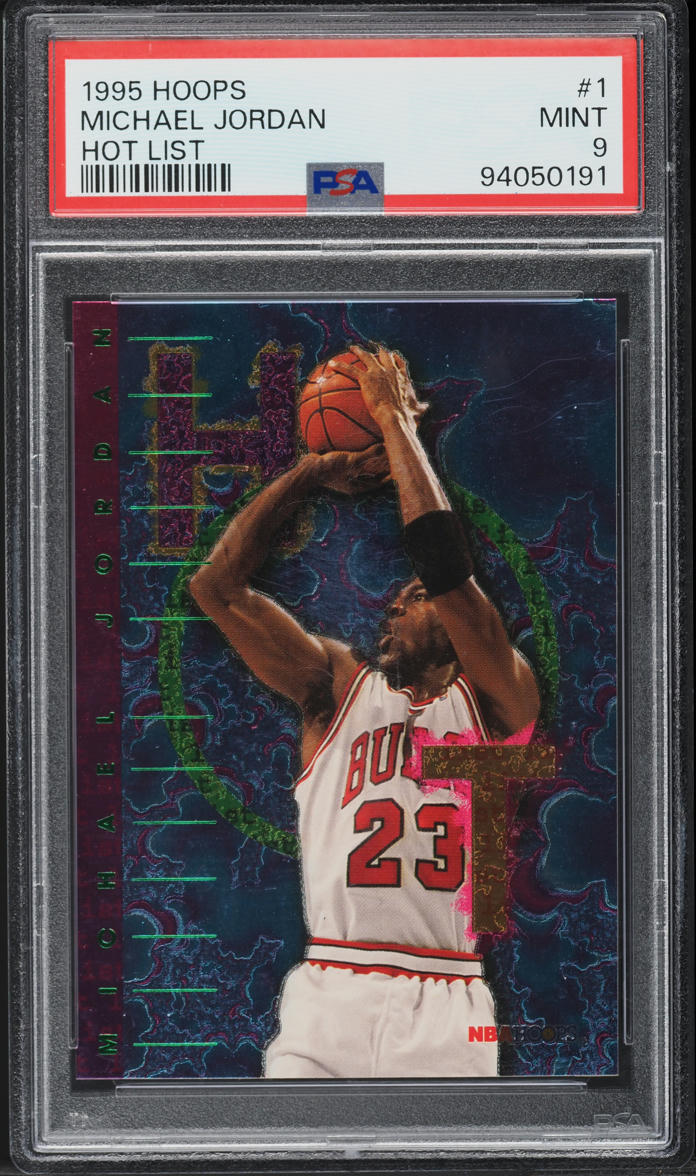1995 Hoops Hot List Michael Jordan #1 PSA 9 MINT