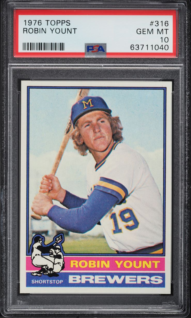 1976 Topps Robin Yount #316 PSA 10 GEM MINT