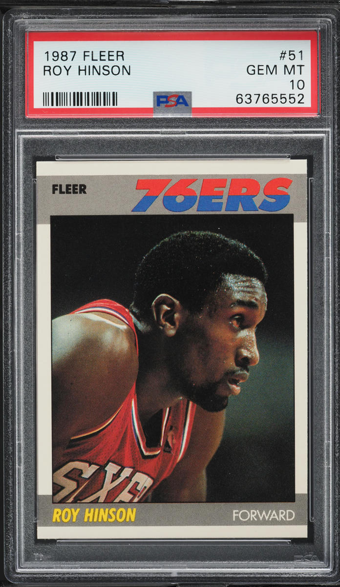 1987 Fleer Basketball Roy Hinson #51 PSA 10 GEM MINT