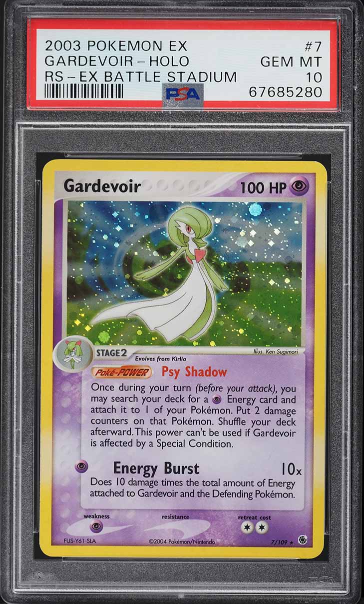 2003 Pokemon EX Ruby & Sapphire Holo Gardevoir #7 PSA 10 GEM MINT