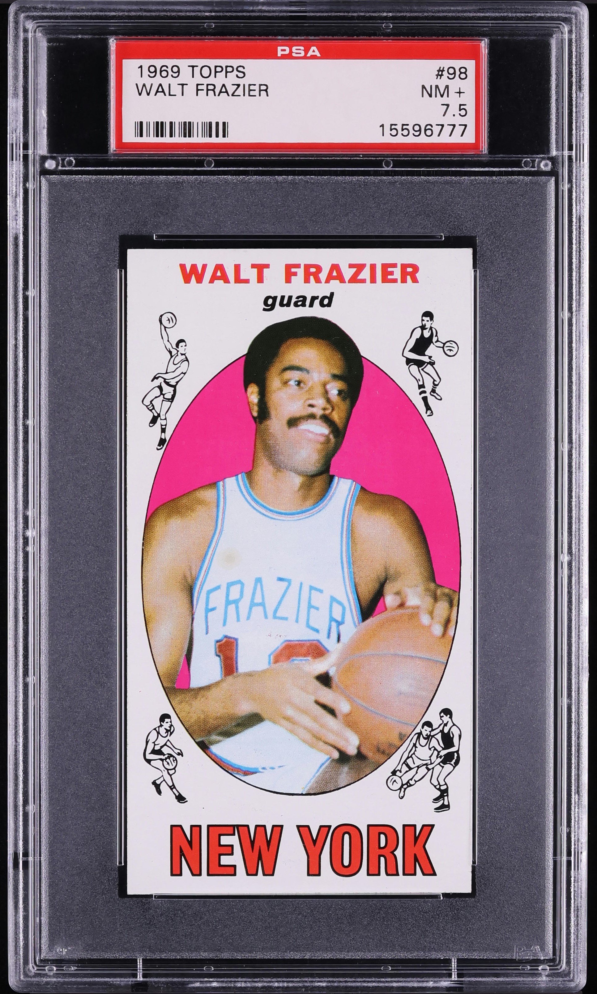 1969 Topps Basketball Walt Frazier ROOKIE #98 PSA 7.5 NRMT+