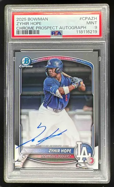 2023 Bowman Chrome Autographs #CPA-JDE Josue De Paula Autograph RC Auto PSA 9