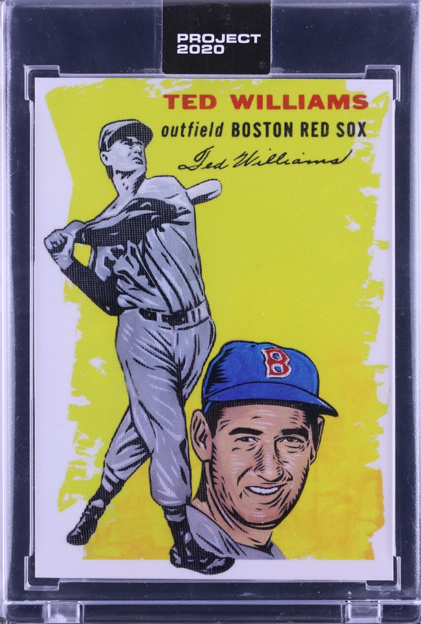 2020 Topps Project 2020 By Blake Jamieson Ted Williams #189 CGC AUTH