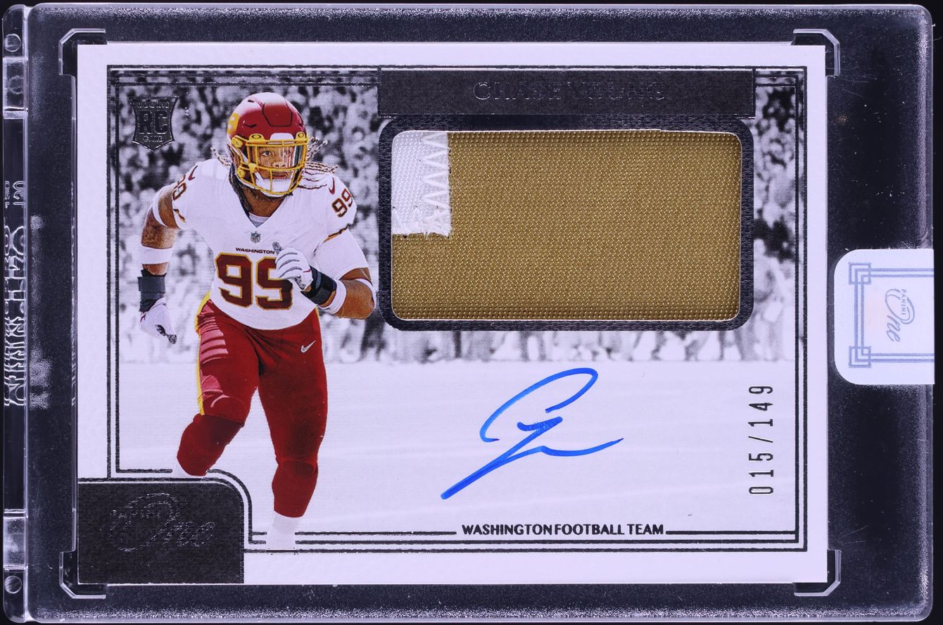 2020 Panini One Chase Young ROOKIE PATCH AUTO /149 #11