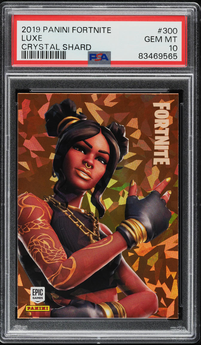 2019 Panini Fortnite Series 1 Crystal Shard Luxe #300 PSA 10 GEM MINT