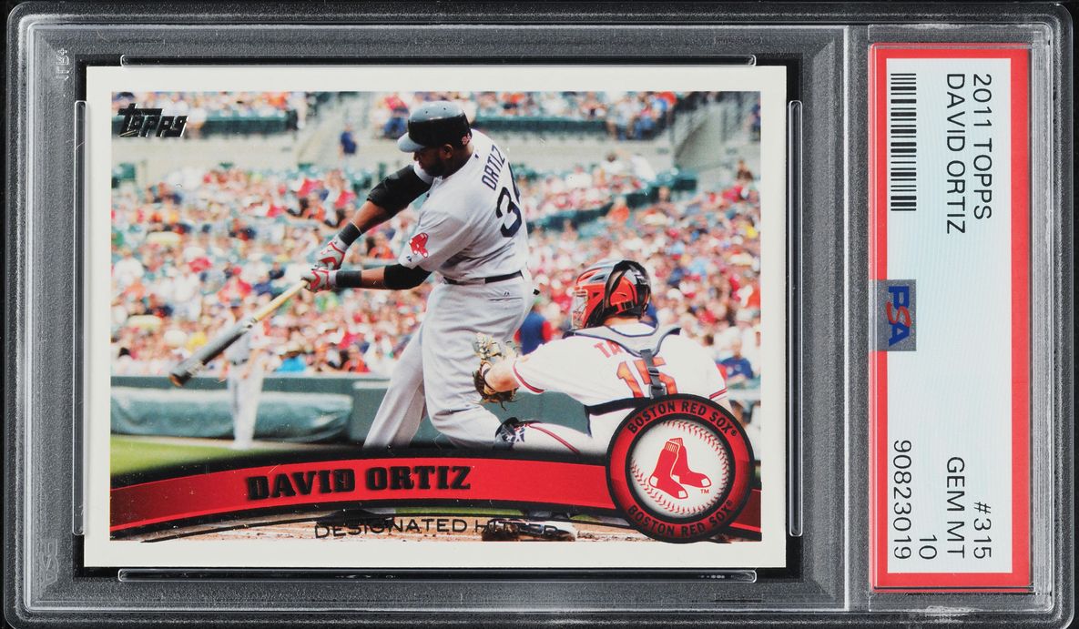 2011 Topps #315 David Ortiz Boston Red Sox — front