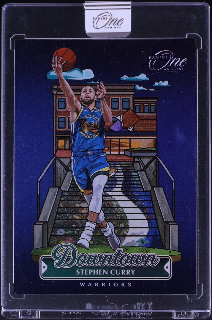 2024 Panini One And One Downtown Stephen Curry #3