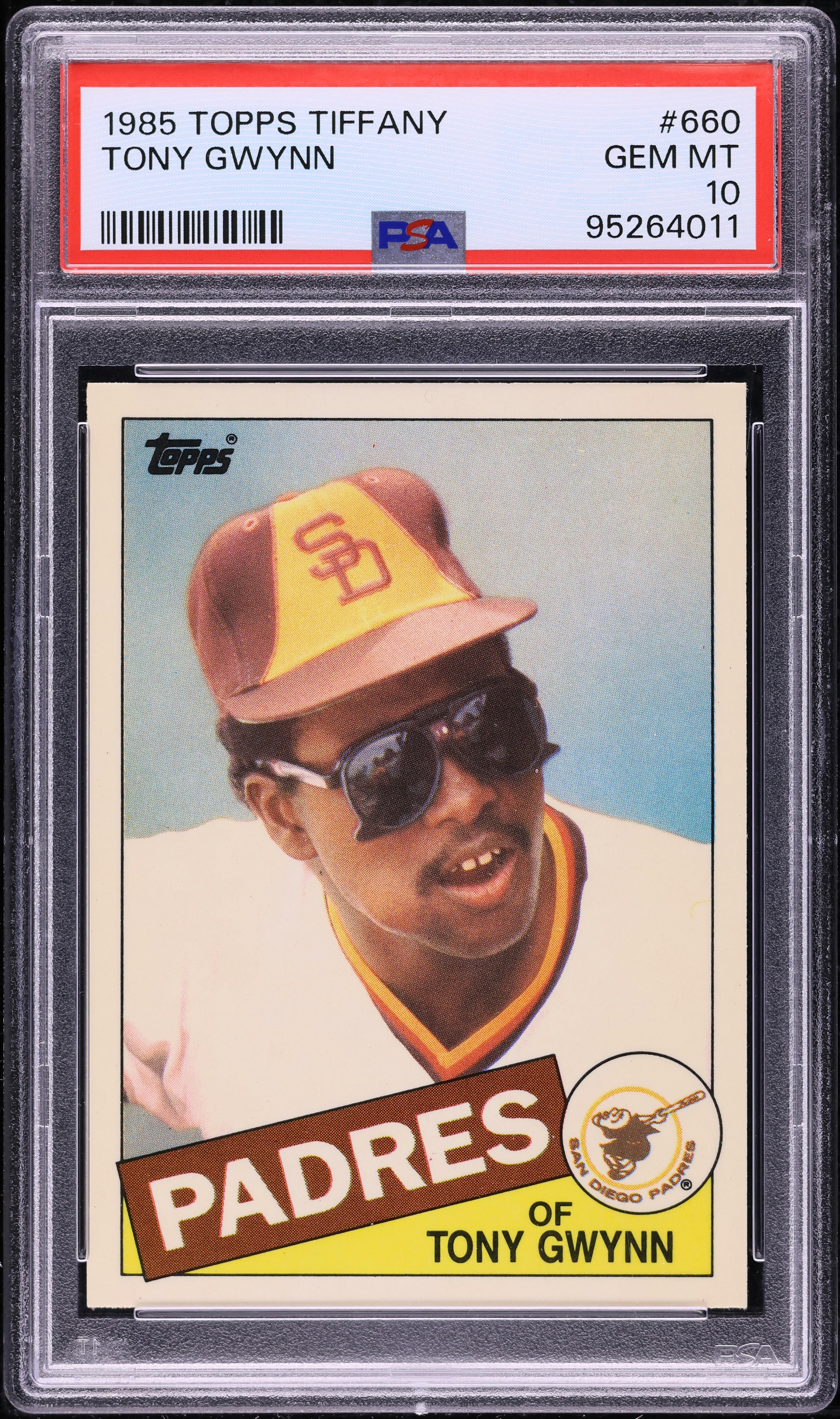 1985 Topps Tiffany Tony Gwynn #660 PSA 10 GEM MINT