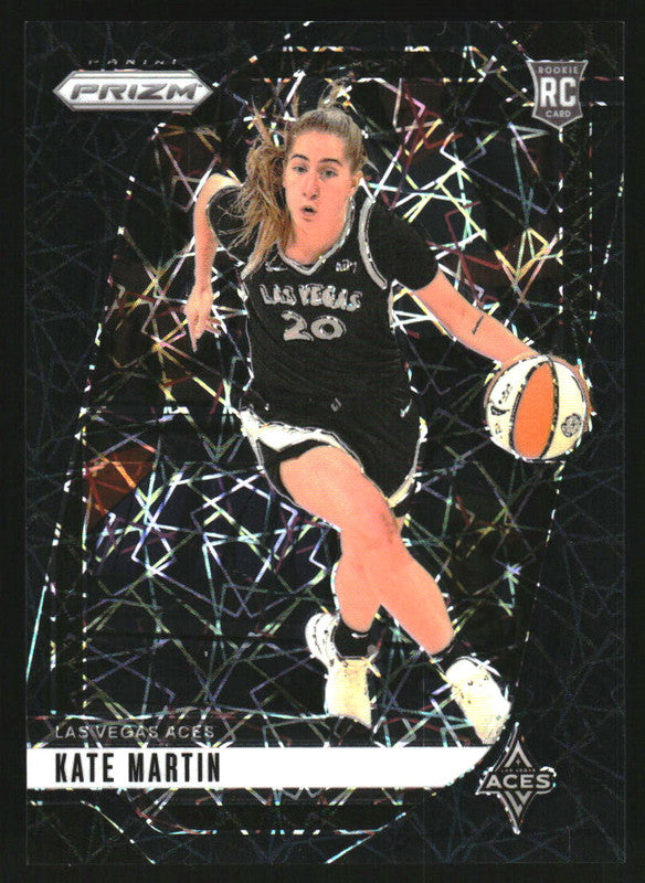 2024 Panini WNBA Prizm Black Velocity Prizm #126 Kate Martin RC /39
