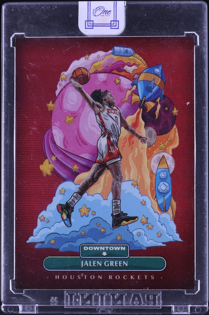 2021 Panini One And One Downtown Jalen Green ROOKIE #17