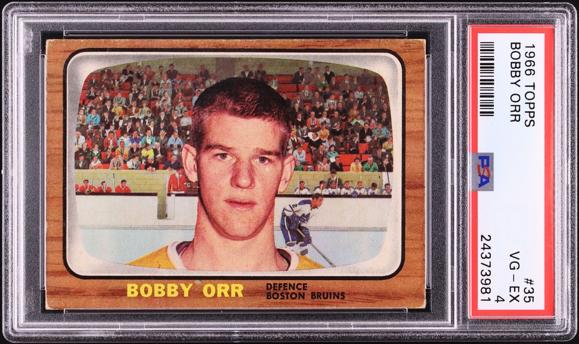 1966 Topps Hockey Bobby Orr ROOKIE #35 PSA 4 VGEX