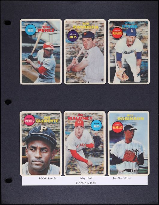 1968 Topps 3D Baseball Football & Soccer Sample Set w/ Roberto Clemente