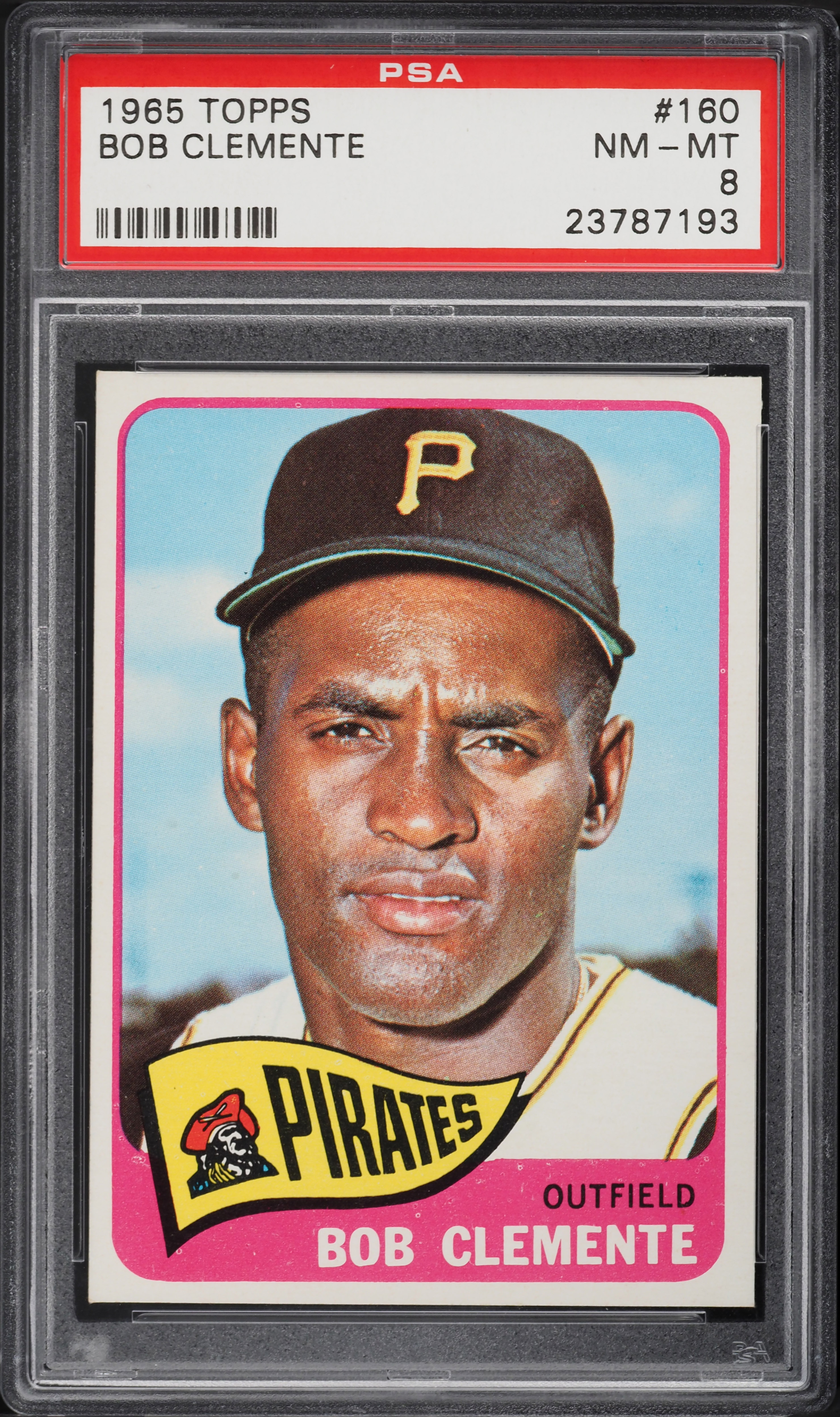 1965 Topps Roberto Clemente #160 PSA 8 NM-MT