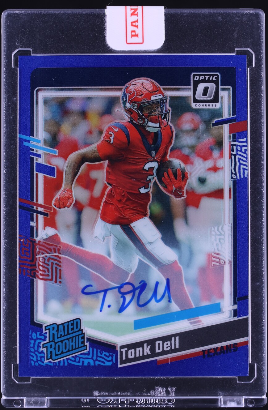 2023 Donruss Optic Blue Prizm Tank Dell ROOKIE AUTO /99 #245