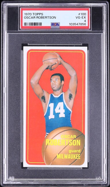 1970 Topps Basketball Oscar Robertson #100 PSA 4 VGEX