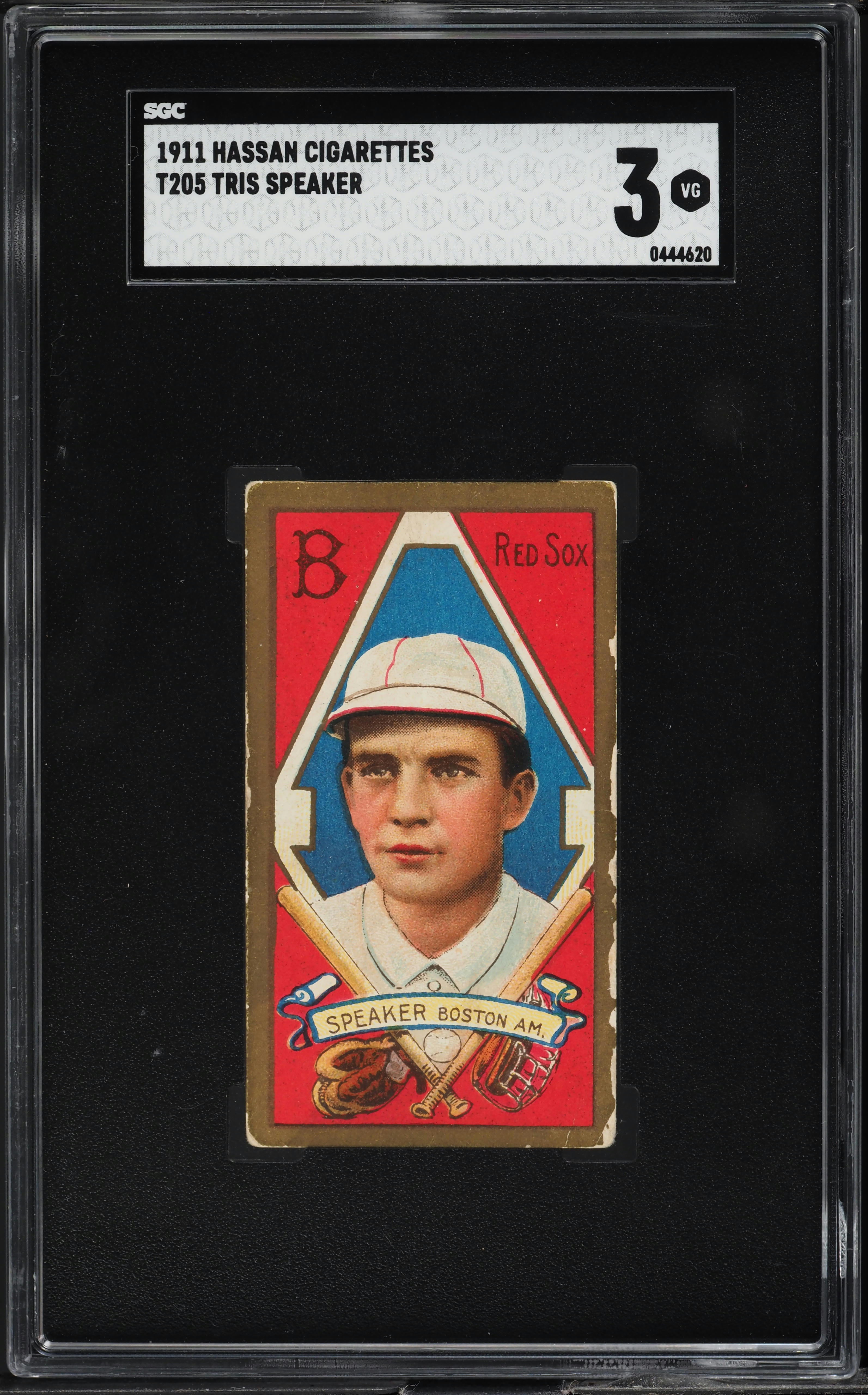 1911 T205 Tris Speaker SGC 3 VG