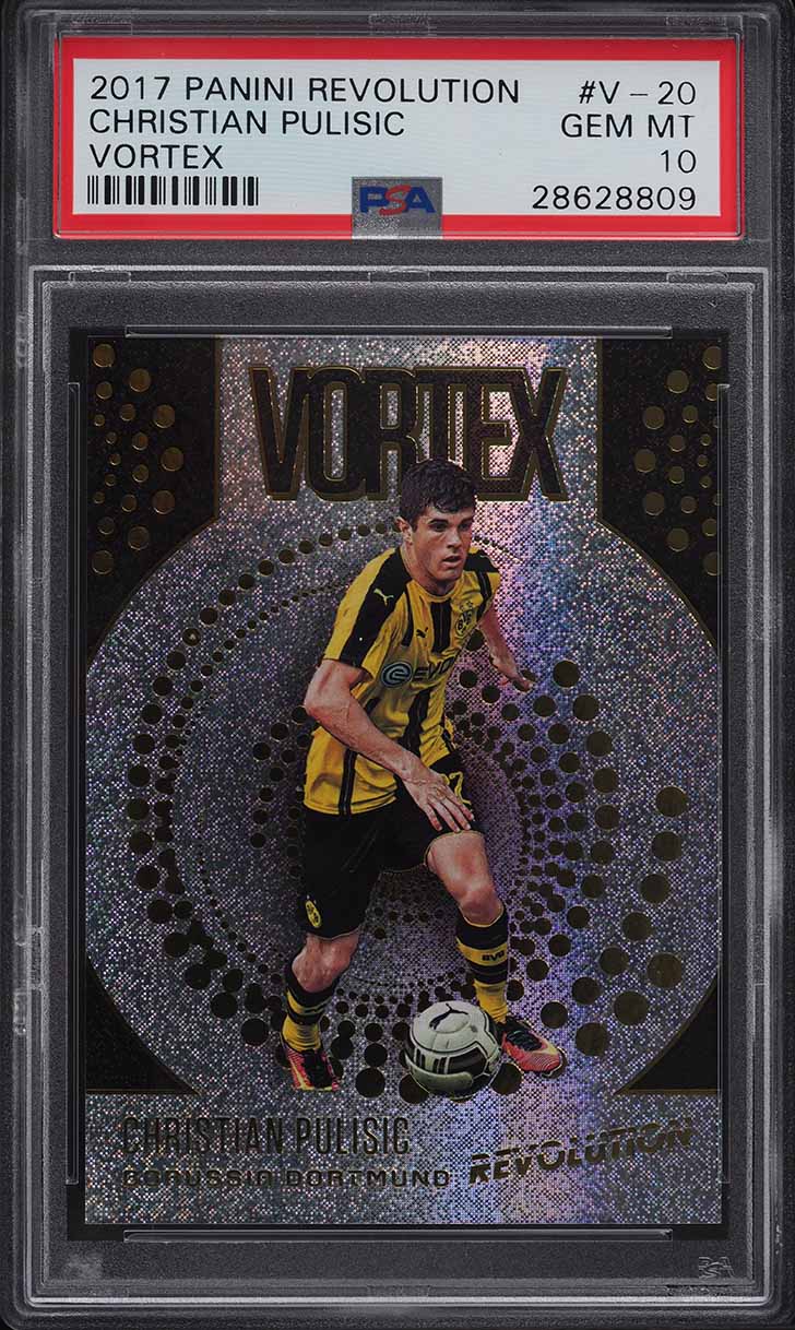 2017 Panini Revolution Vortex Christian Pulisic ROOKIE #V-20 PSA 10 GEM MINT