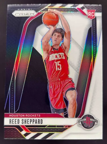 2024-25 Panini Prizm Black White Prizm #268 Reed Sheppard RC