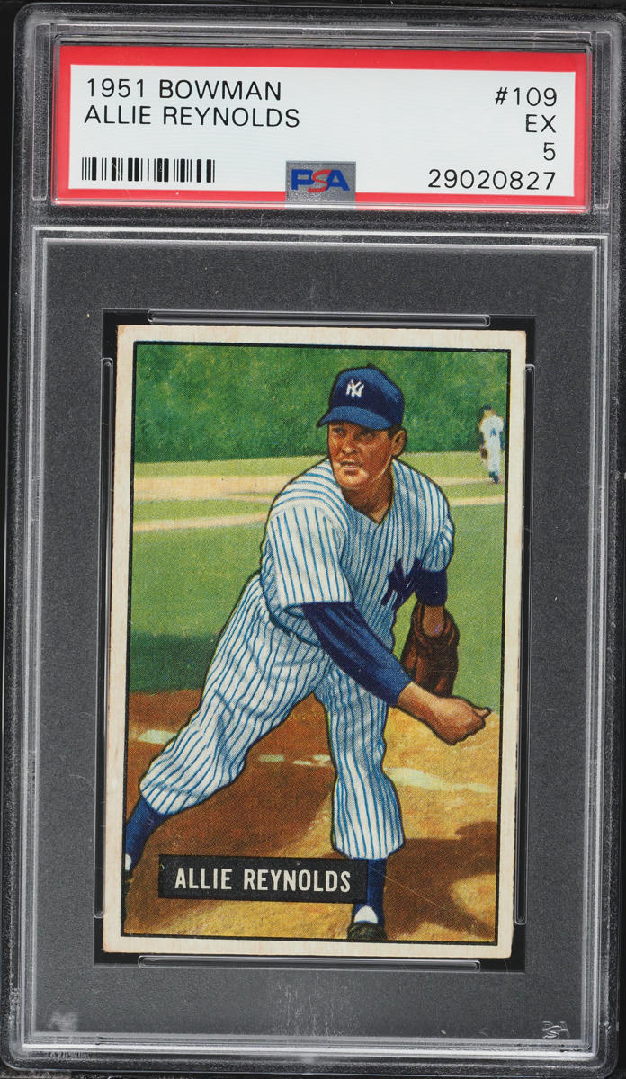1951 Bowman Allie Reynolds #109 PSA 5 EX