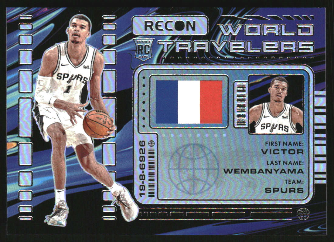 2023-24 Panini Recon World Travelers #3 Victor Wembanyama RC