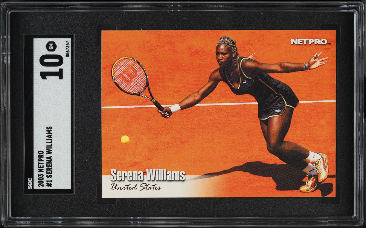 2003 Netpro Tennis Serena Williams ROOKIE #1 SGC 10 GEM MINT