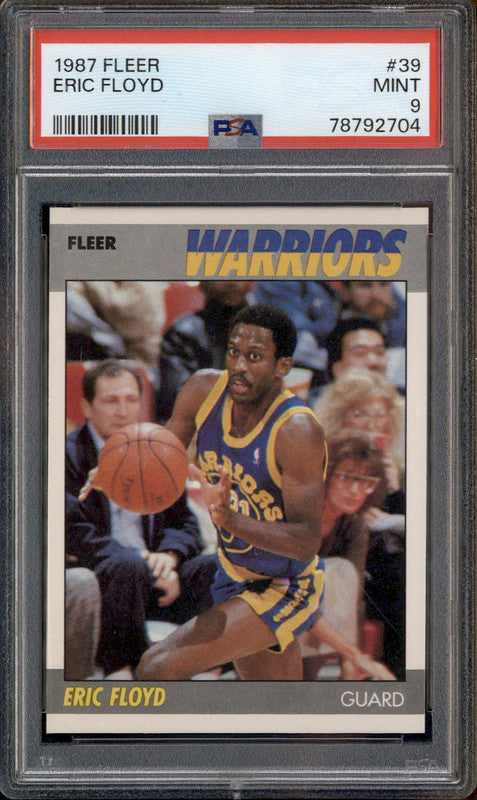 1987 Fleer #39 Eric Floyd PSA 9