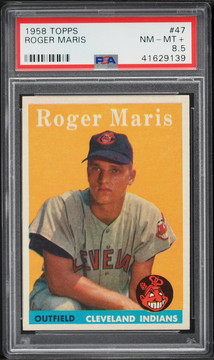 1958 Topps Roger Maris ROOKIE #47 PSA 8.5 NM-MT+