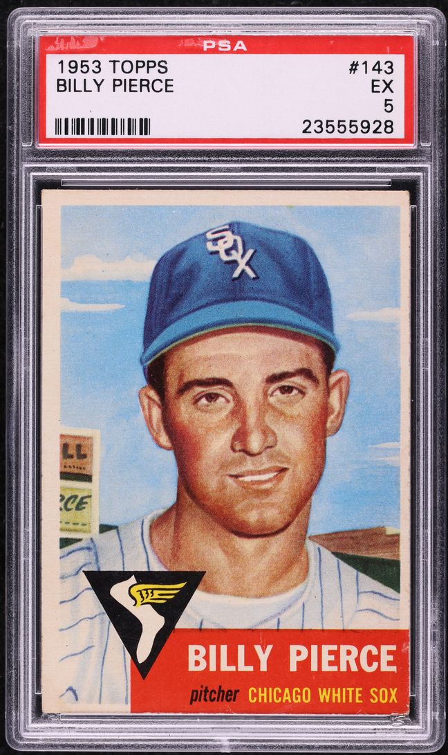 1953 Topps Billy Pierce #143 PSA 5 EX