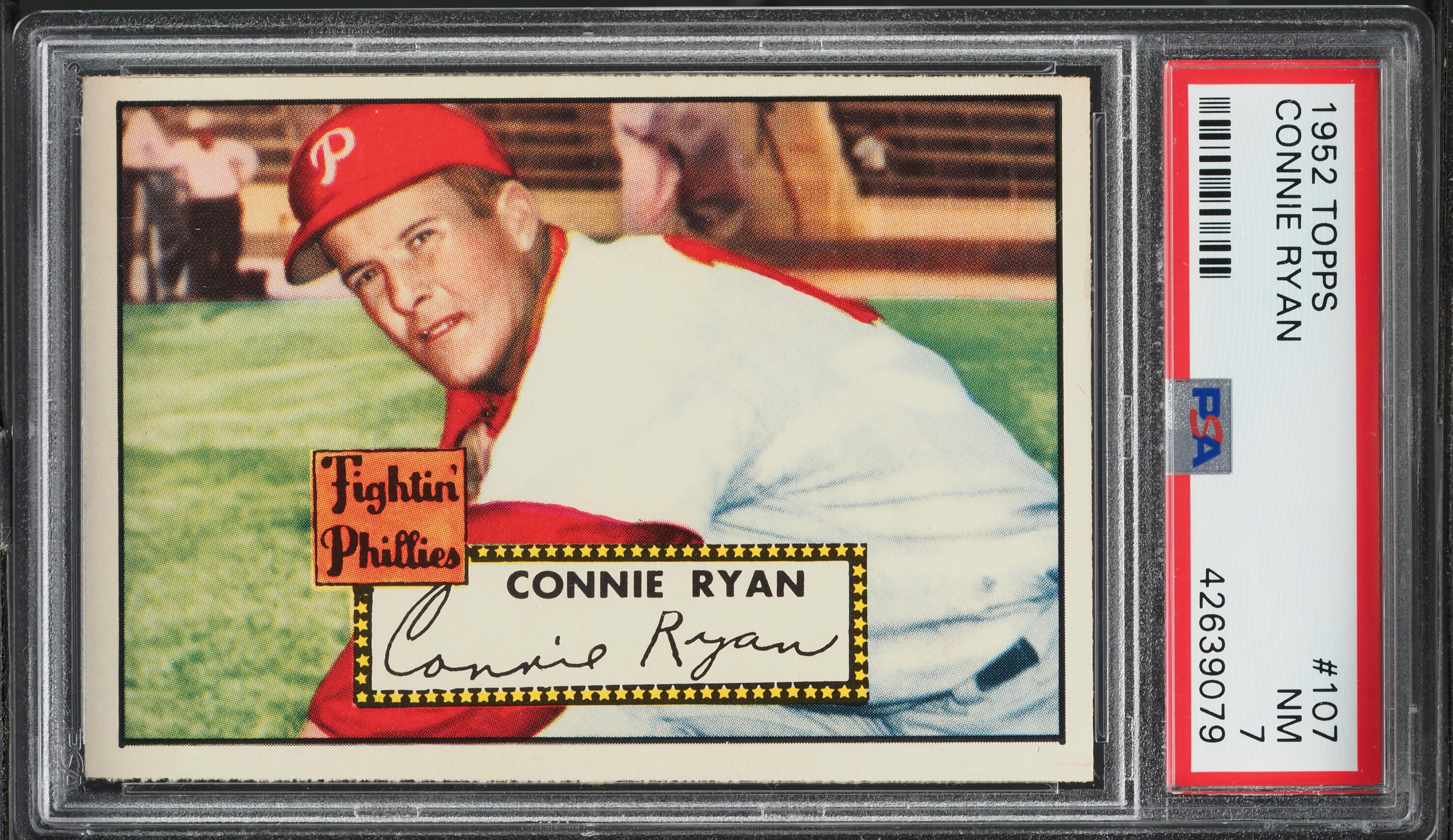1952 Topps Connie Ryan #107 PSA 7 NRMT