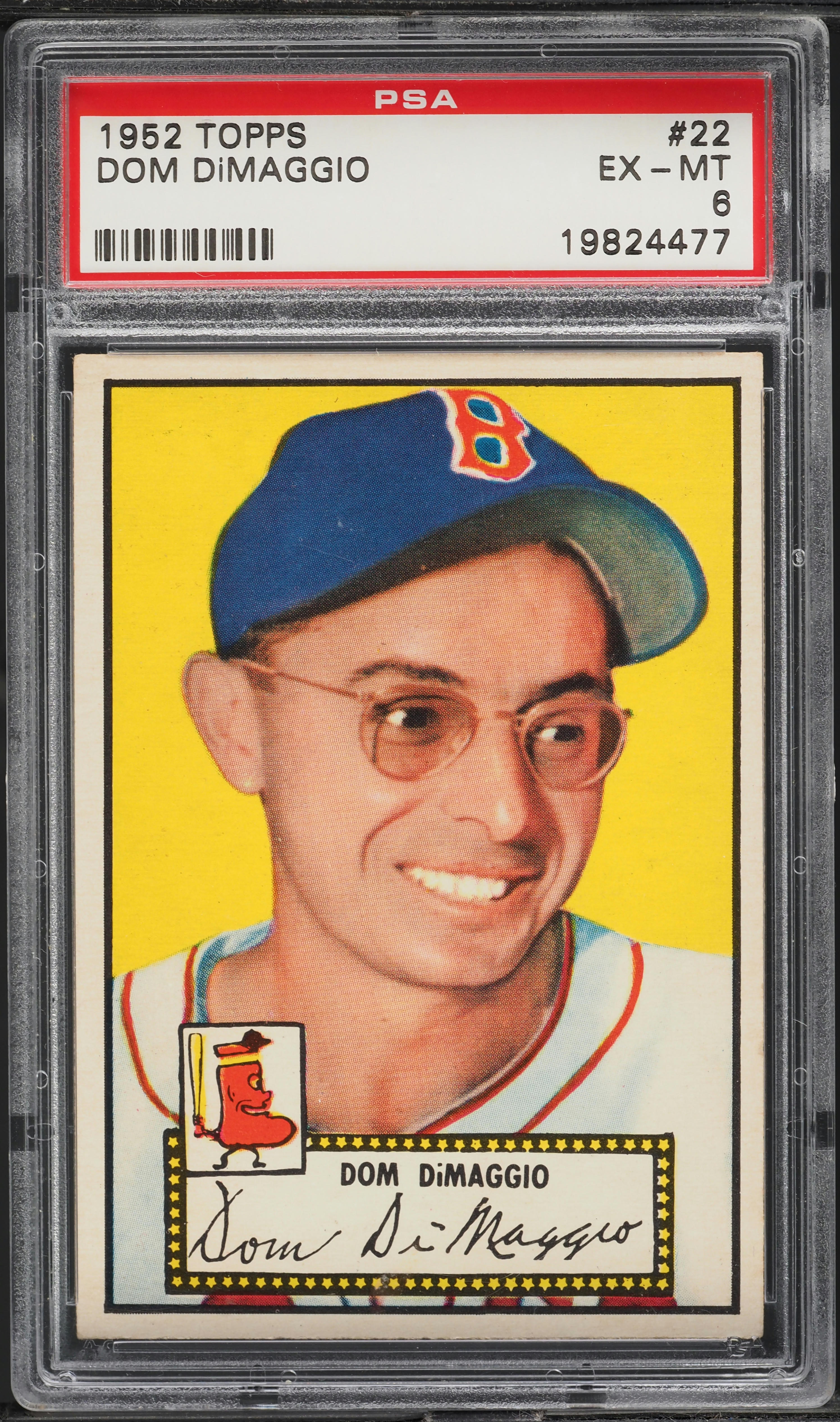 1952 Topps Dom DiMaggio #22 PSA 6 EXMT