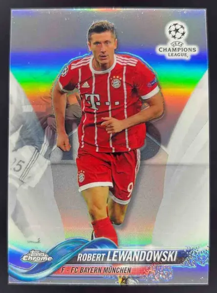2017 Topps Chrome UEFA Champions League Refractor #78 Robert Lewandowski