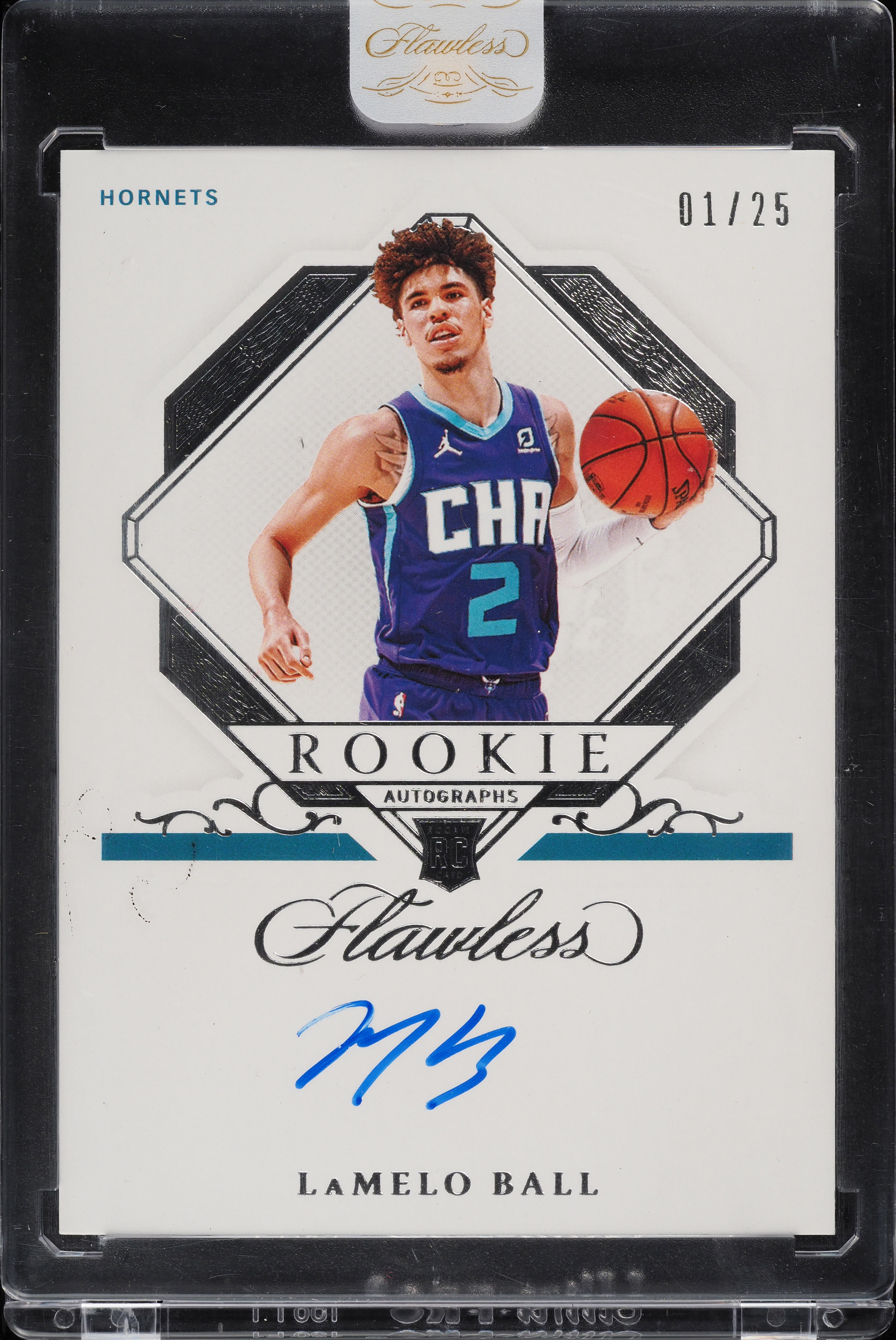 2020 Panini Flawless LaMelo Ball ROOKIE AUTO 1/25 #FRA-LAM