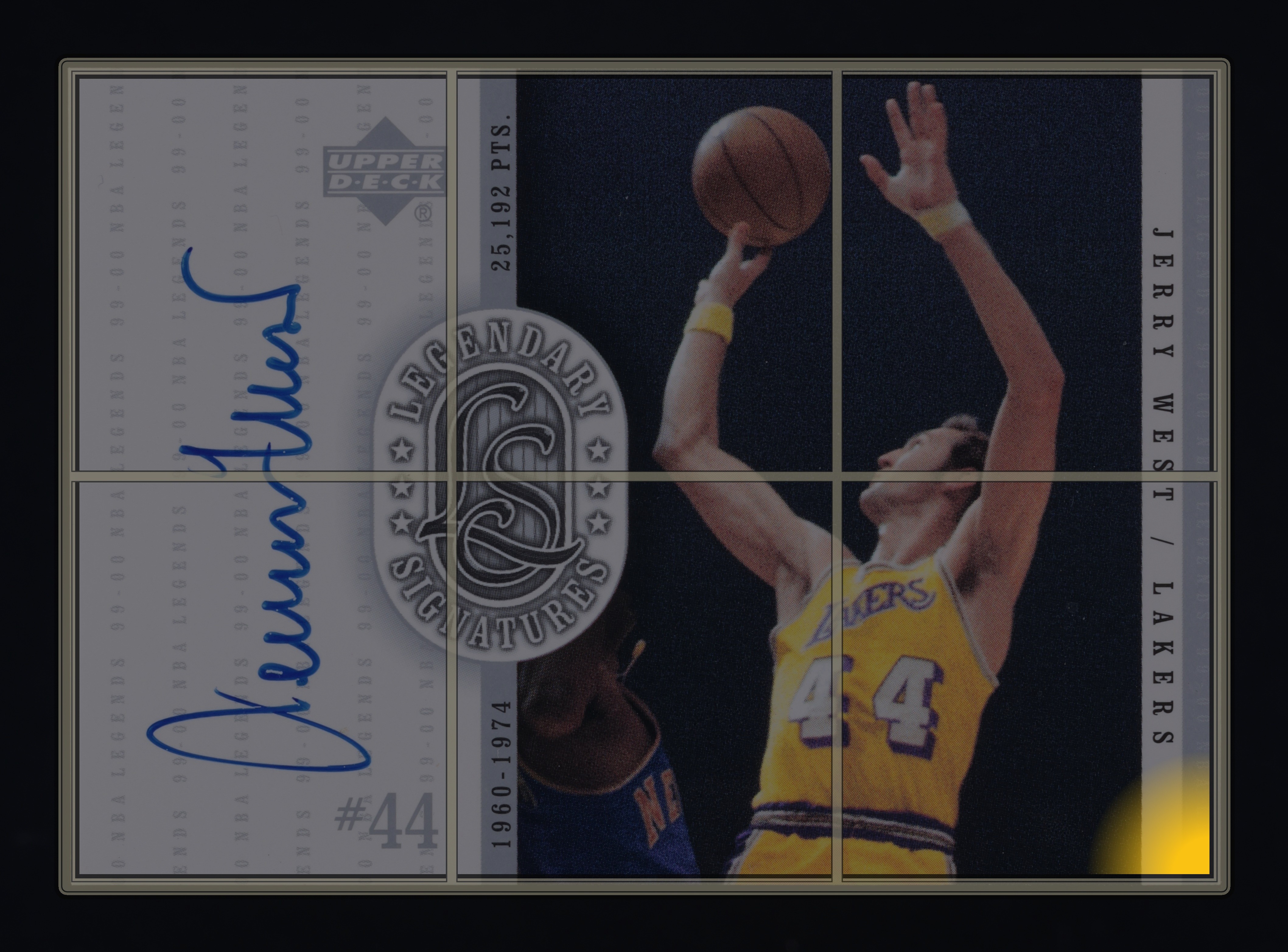 1999 Upper Deck Century Legends Legendary Jerry West AUTO #JW MBA