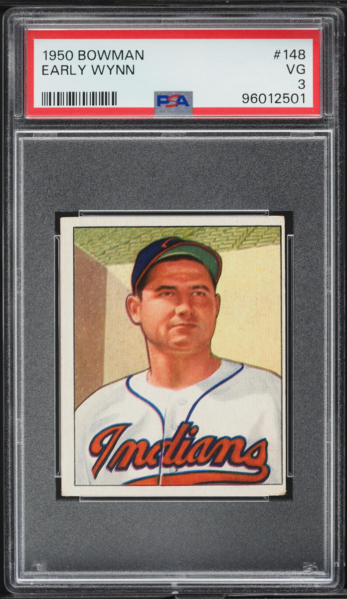 1950 Bowman Early Wynn #148 PSA 3 VG