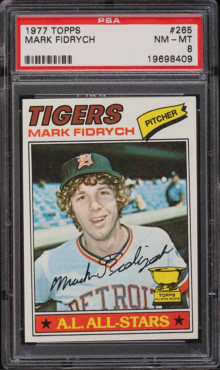 1977 Topps Mark Fidrych ROOKIE #265 PSA 8 NM-MT