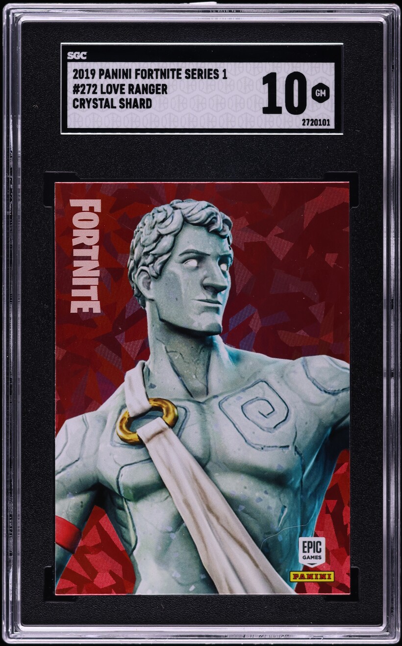 2019 Panini Fortnite Series 1 Crystal Shard Love Ranger #272 SGC 10 GEM MINT