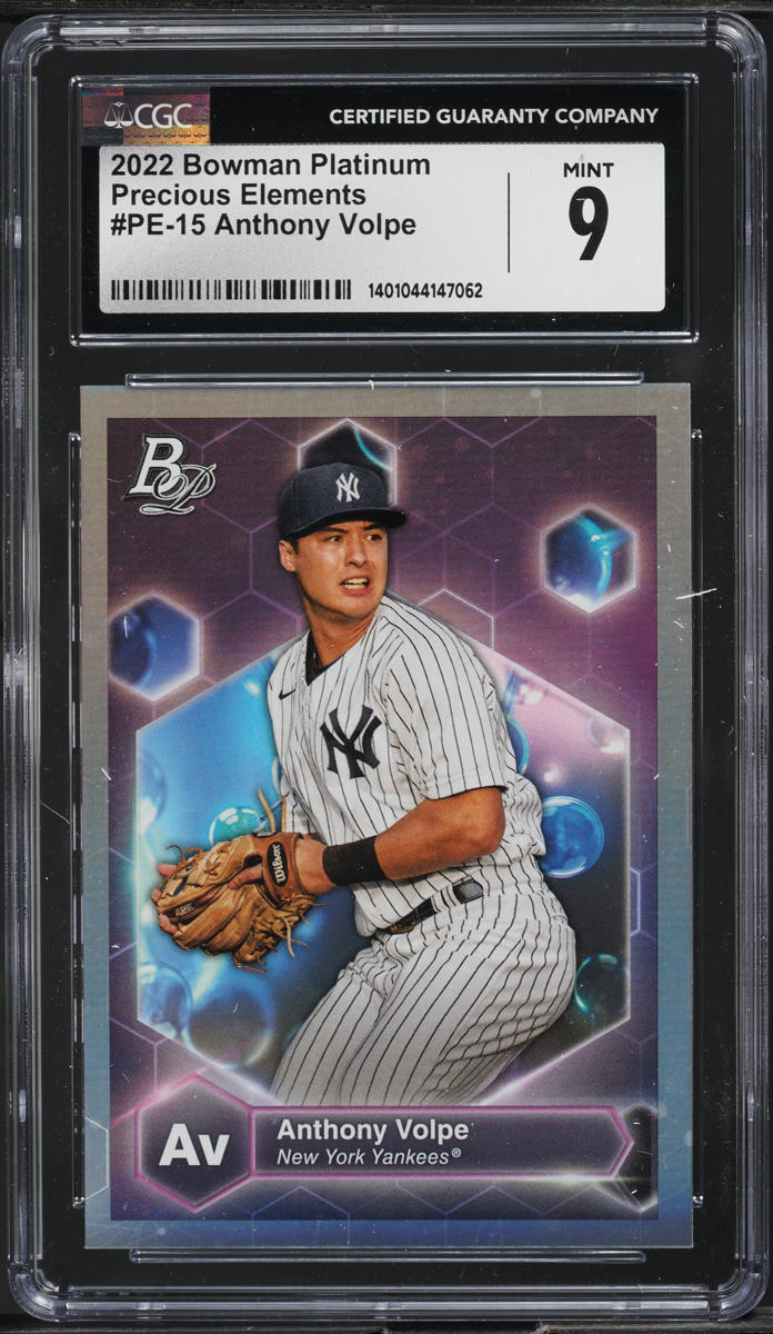 Anthony Volpe #PE-15 2022 Bowman Platinum Baseball Precious Elements Autographs