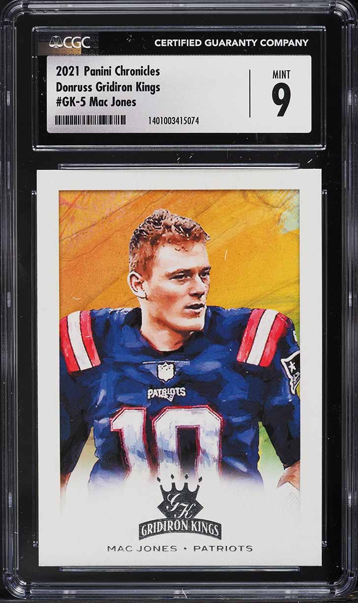 Mac Jones #GK-5 2021 Panini Chronicles Football Gridiron Kings Signatures