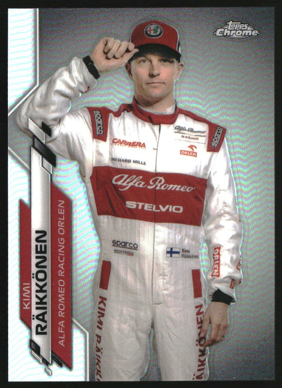 2020 Topps Chrome Formula 1 Refractors #15 Kimi Raikkonen
