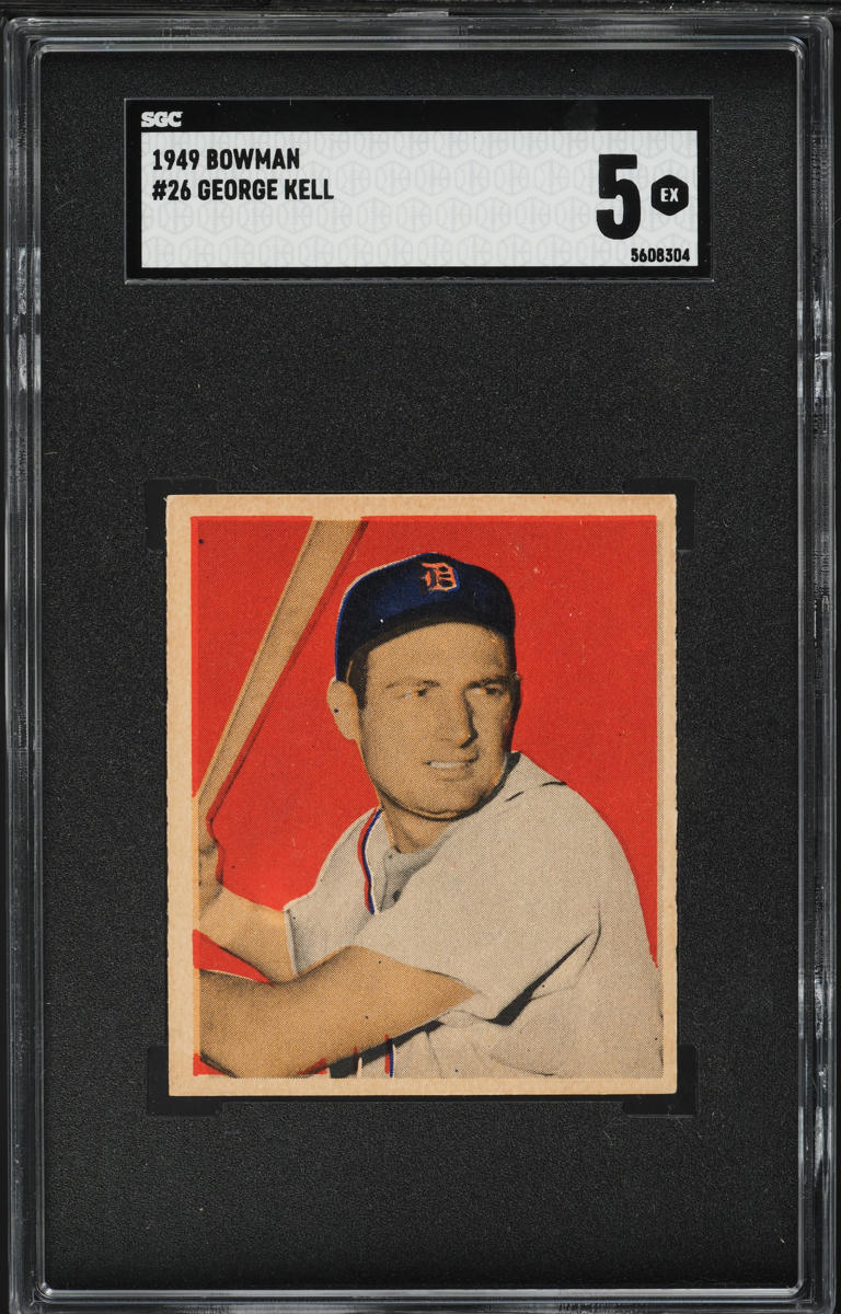 1949 Bowman George Kell ROOKIE #26 SGC 5 EX